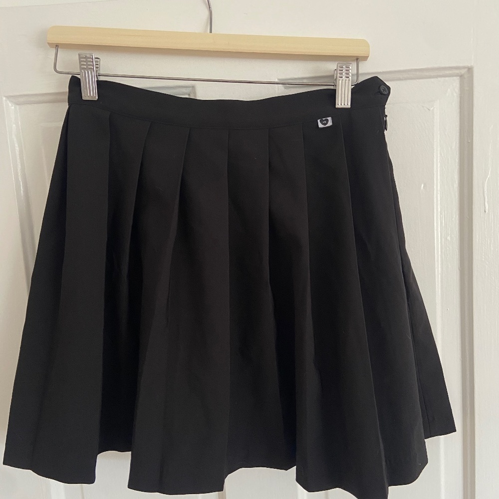 Lazy Oaf Black Pleated Skirt